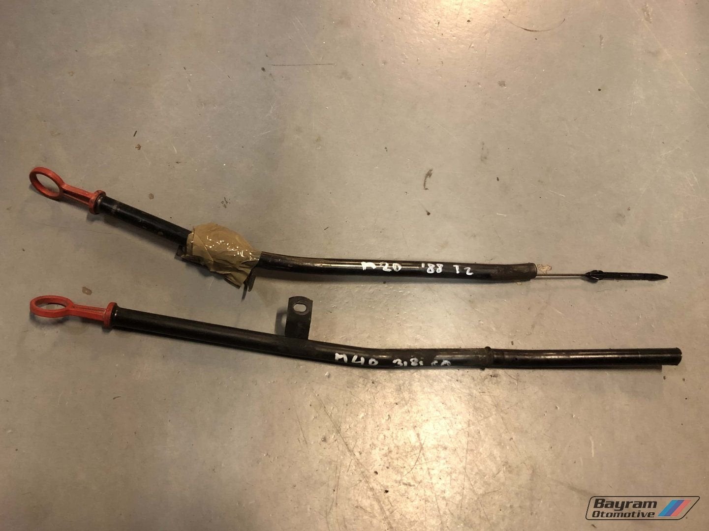 Bmw E30 M20 en M40 Oliepeilstok met houder 3-serie 325i 320i, -, Utilisé, -, -