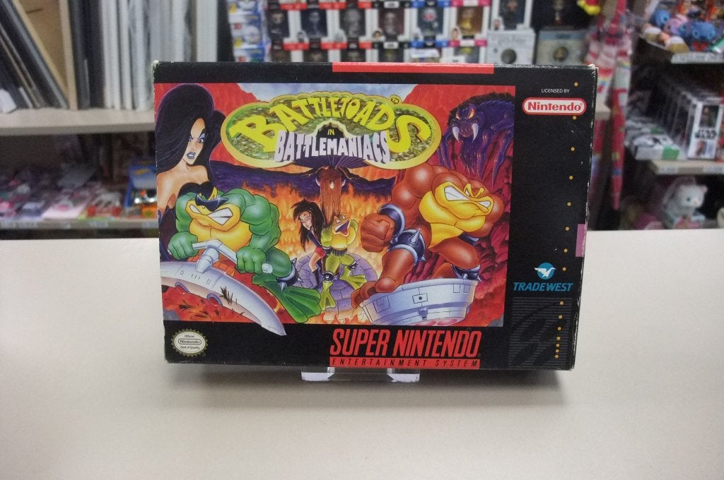 Battletoads In Battlemaniacs (cib) usa snes, Enlèvement ou Envoi, Tradewest, 2 joueurs, À partir de 12 ans