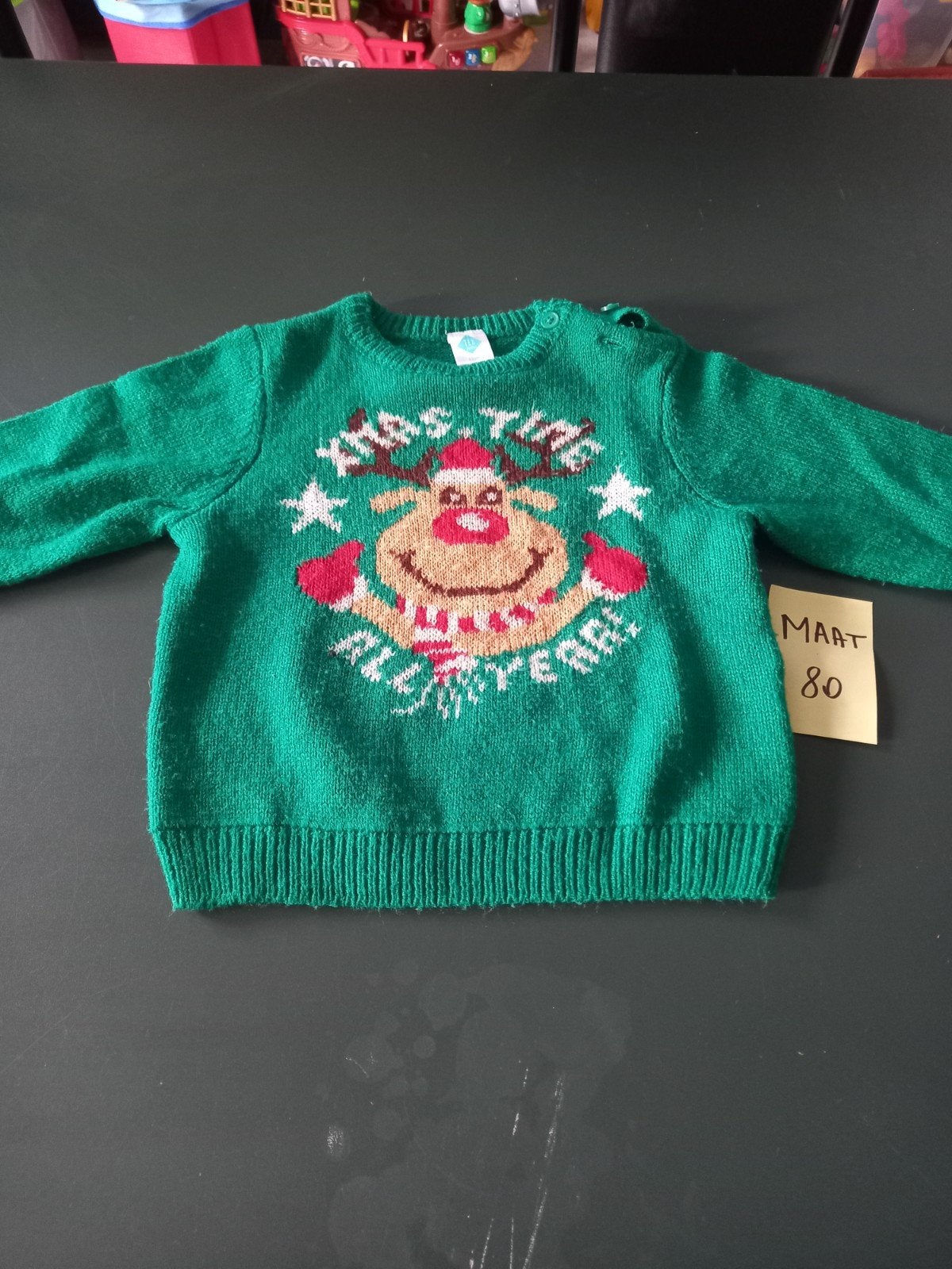 kersttrui, Ophalen