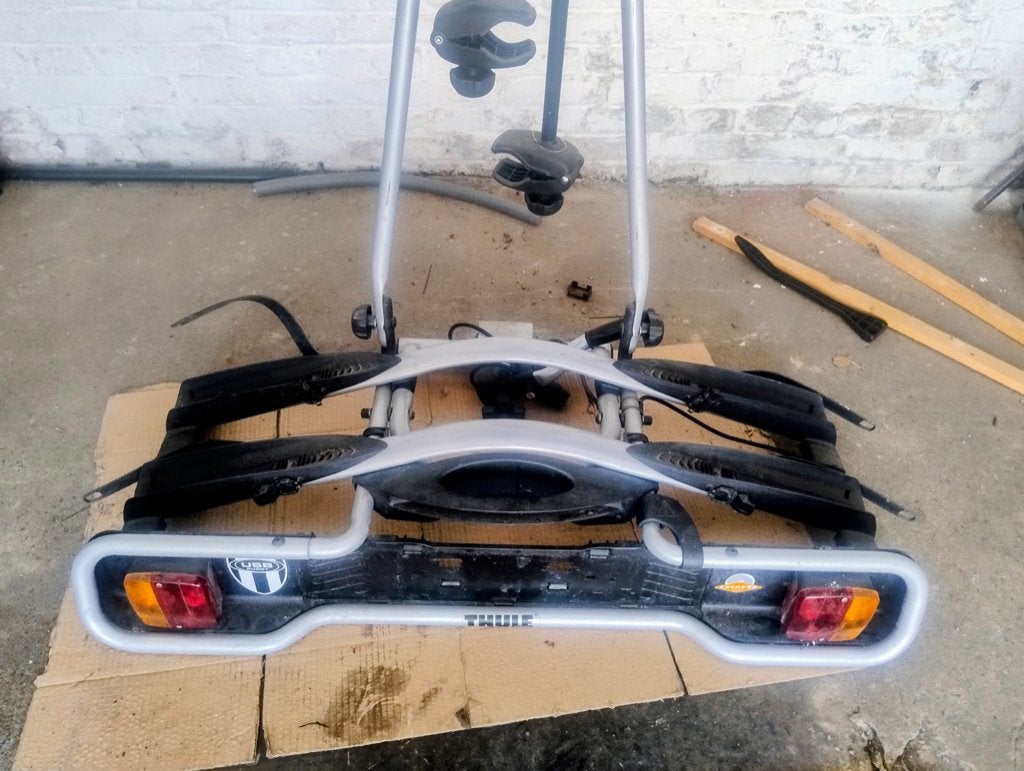 porte 2 velos THULE, Autos : Divers, Porte-vélos, Enlèvement, 2 vélos, Comme neuf, Accessoire porte-vélos