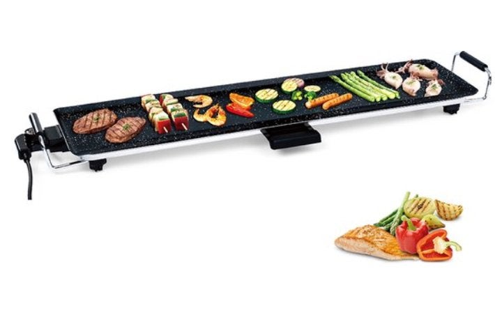 grillplaat XXL - Bakplaat 2000W, Verzenden, Nieuw, Tafelgrill