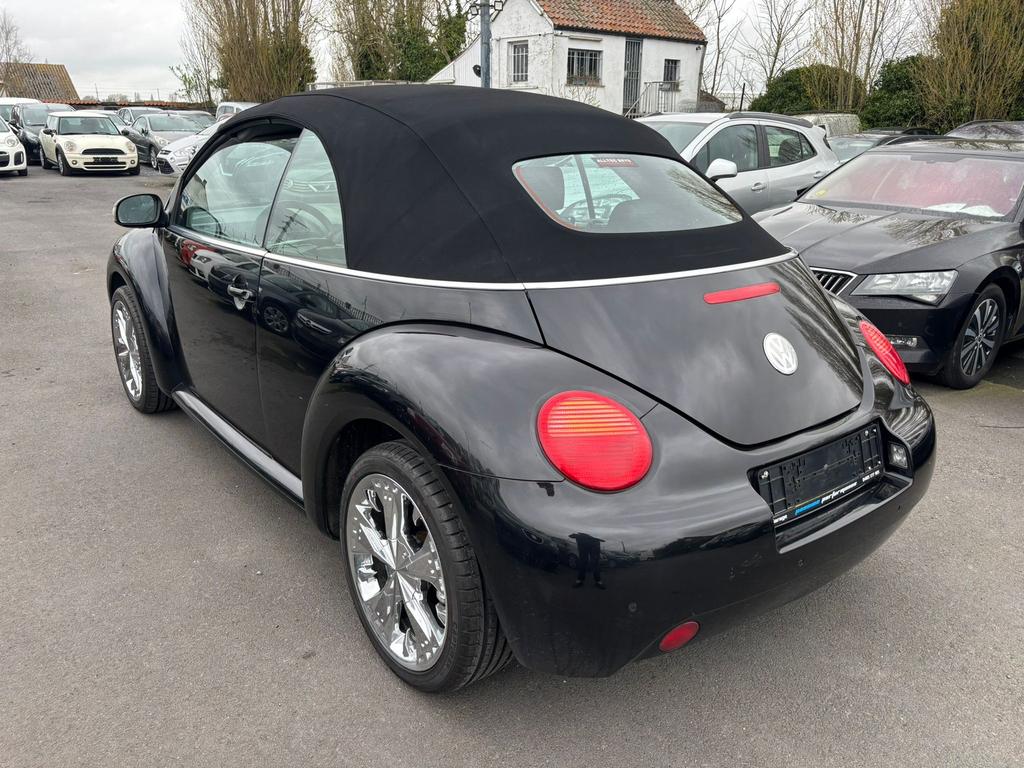 VW BEETEL DIESEL 1.9 EU4, 4 zetels, 4 cilinders, Cabriolet, Zwart