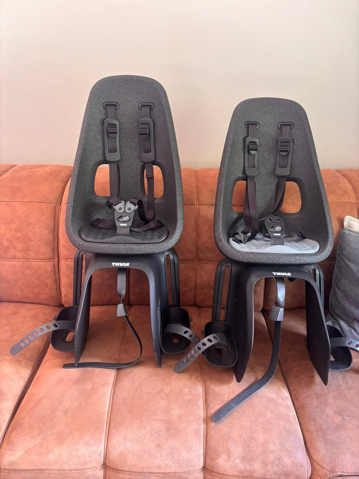 Chaise bébé Thule, Vélos & Vélomoteurs, Enlèvement, Siège arrière, Repose-pieds