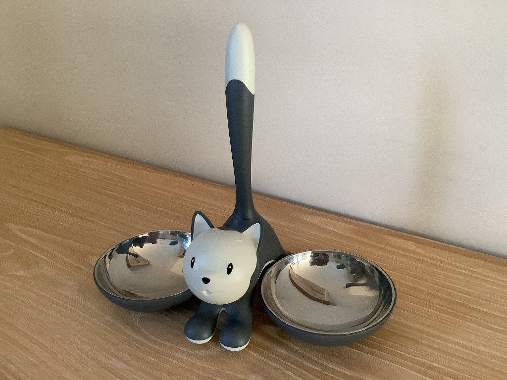 Alessi voer- en drinkbakje voor kat, Ophalen of Verzenden, Zo goed als nieuw