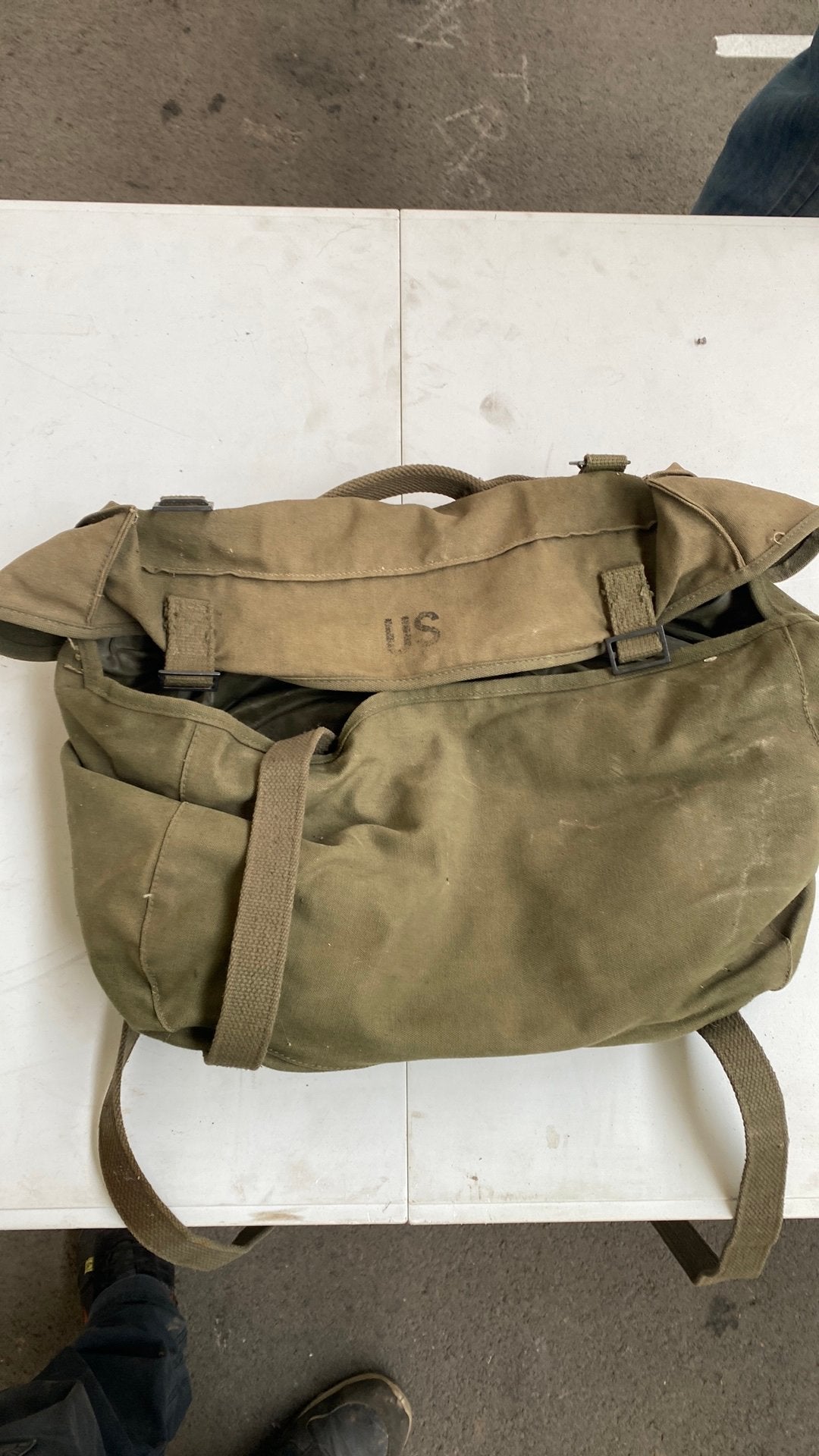 Sac M-1945 US Army, Enlèvement ou Envoi