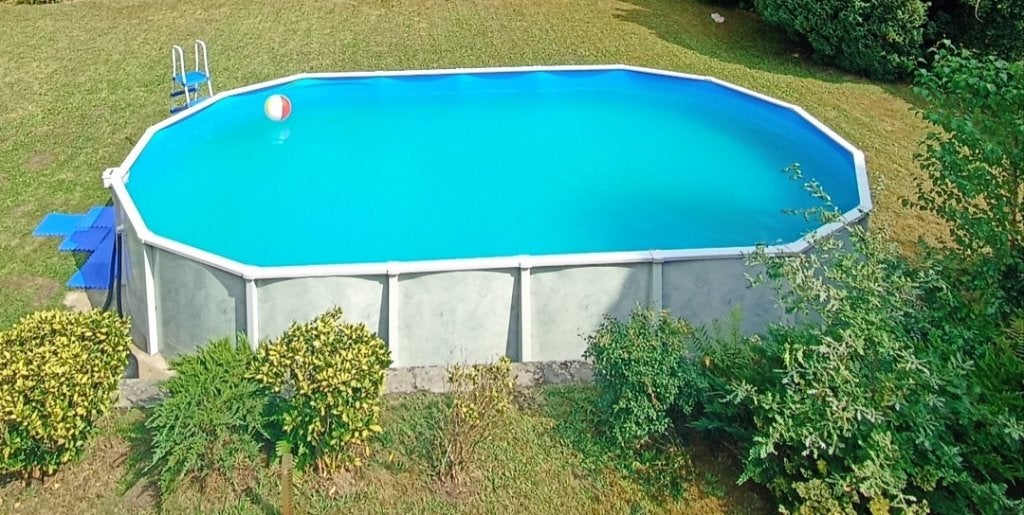 Piscine métallique  9/5, Enlèvement, Comme neuf