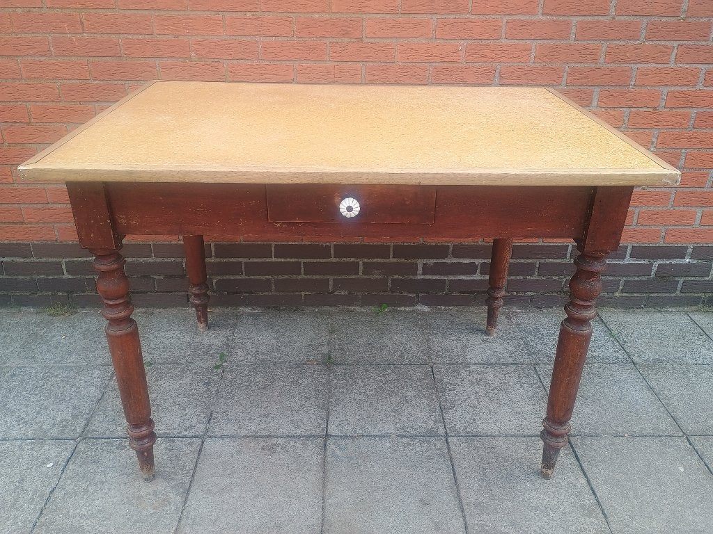 brocante boerentafel met lade, Enlèvement