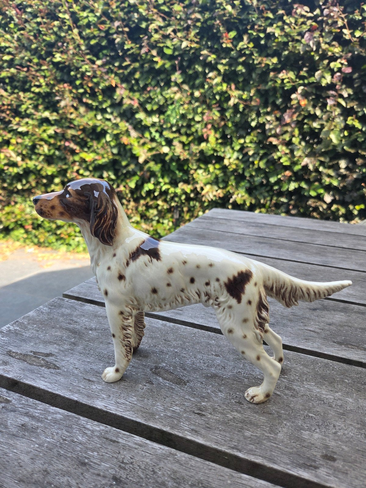 porseleinen beeld Ierse setter, Enlèvement