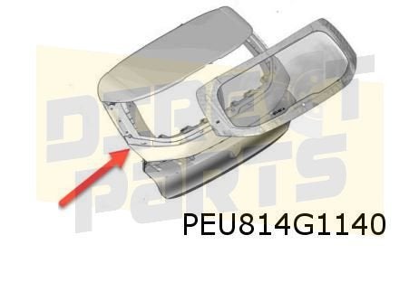 Peugeot 308 achterklep (HB) (9/21-) (te spuiten) Origineel!, Neuf, Arrière, -, Haillon arrière