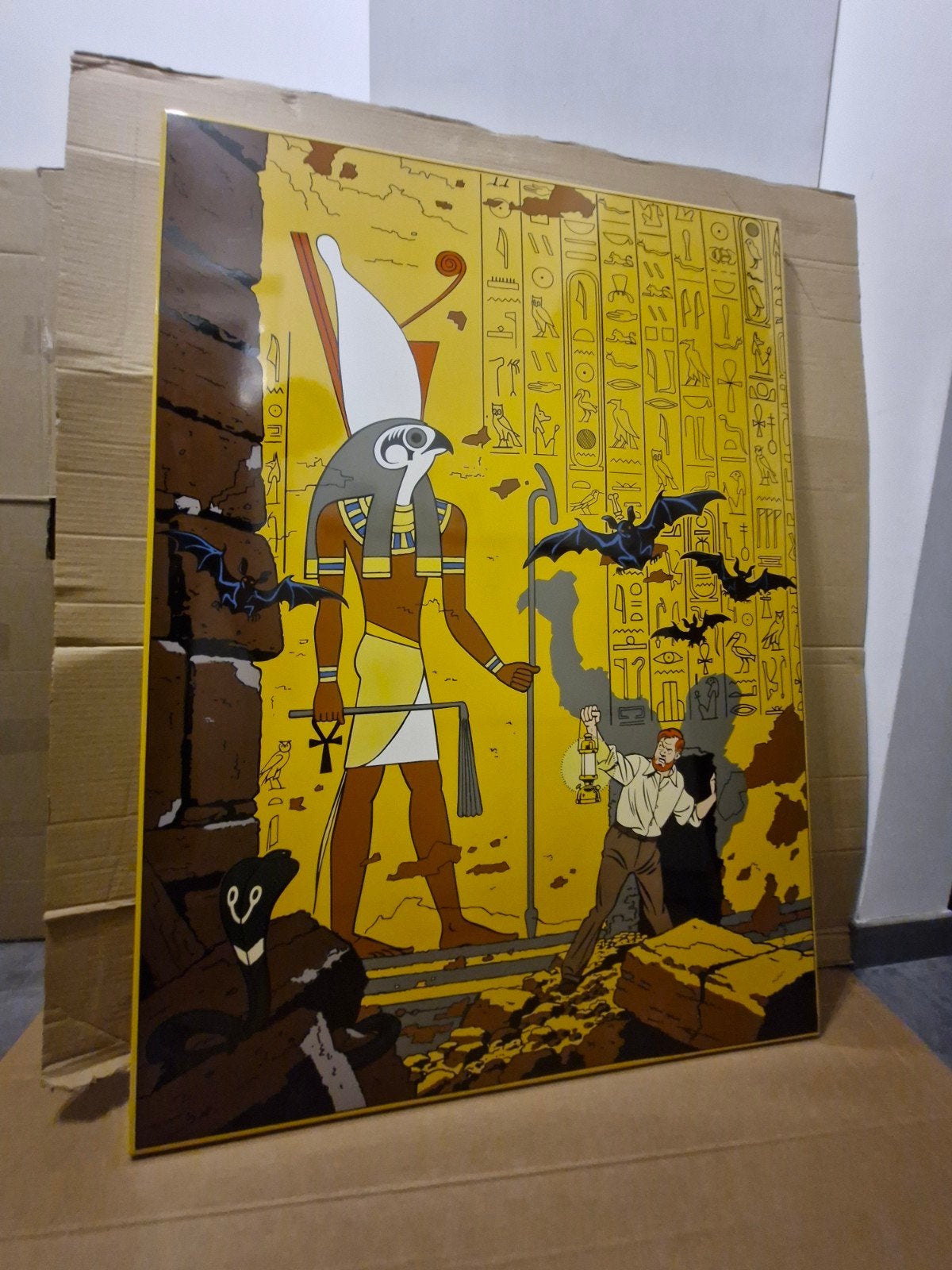 Plaque emaillee Blake et Mortimer, Ophalen