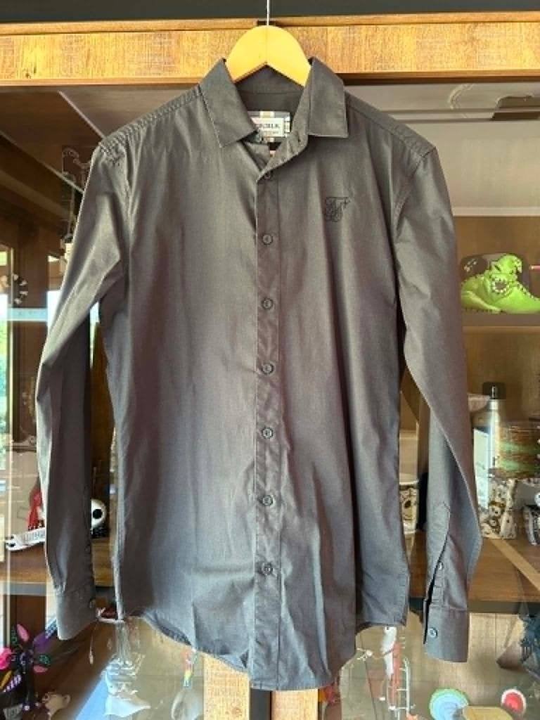 Chemise à longues manches noire, Kleding | Heren, Overhemden, Zo goed als nieuw, Zwart, Ophalen