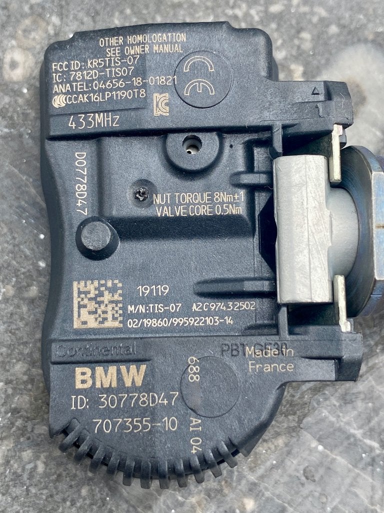 Originele BMW & MINI TPMS Sensoren Voor ALLE Modellen !!, Auto-onderdelen, Banden en Velgen, Ophalen of Verzenden, Nieuw, Velg(en)