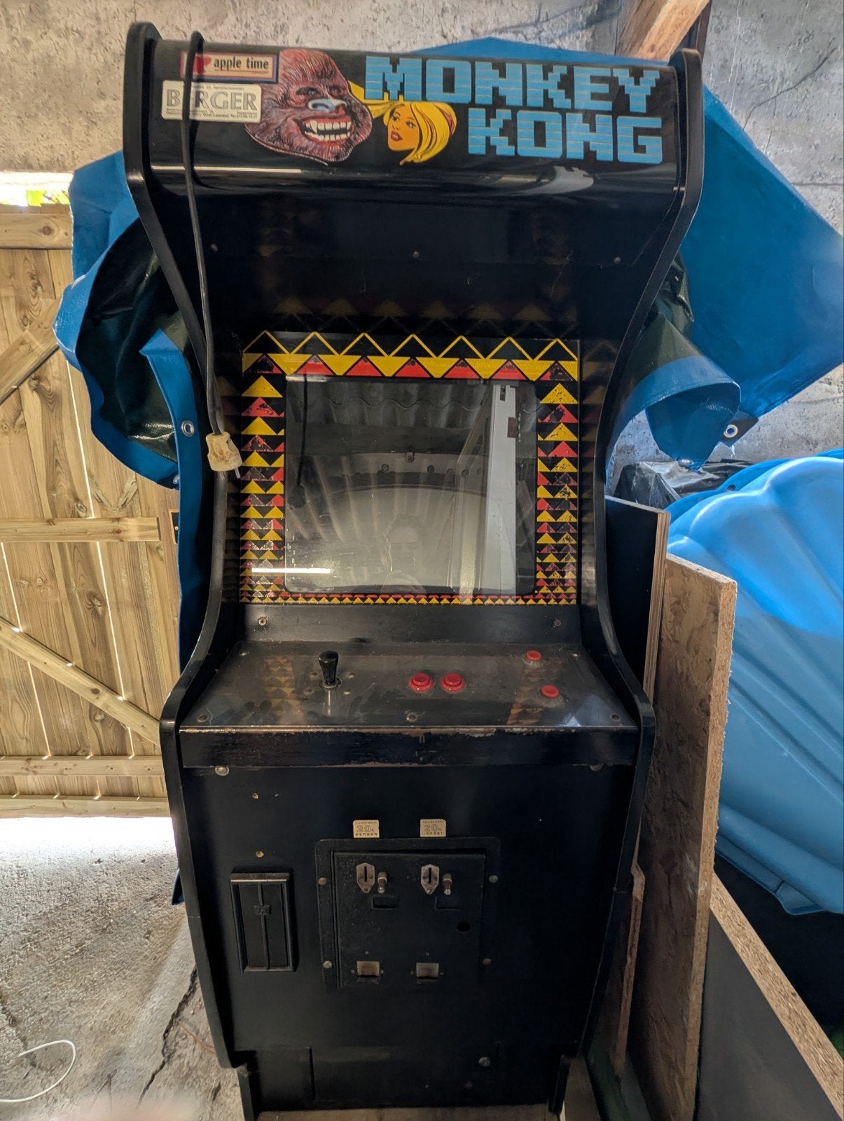 Klassieke Arcadekast (Donkey Kong Cab) met Pac-Man, Verzamelen, Ophalen, Gebruikt