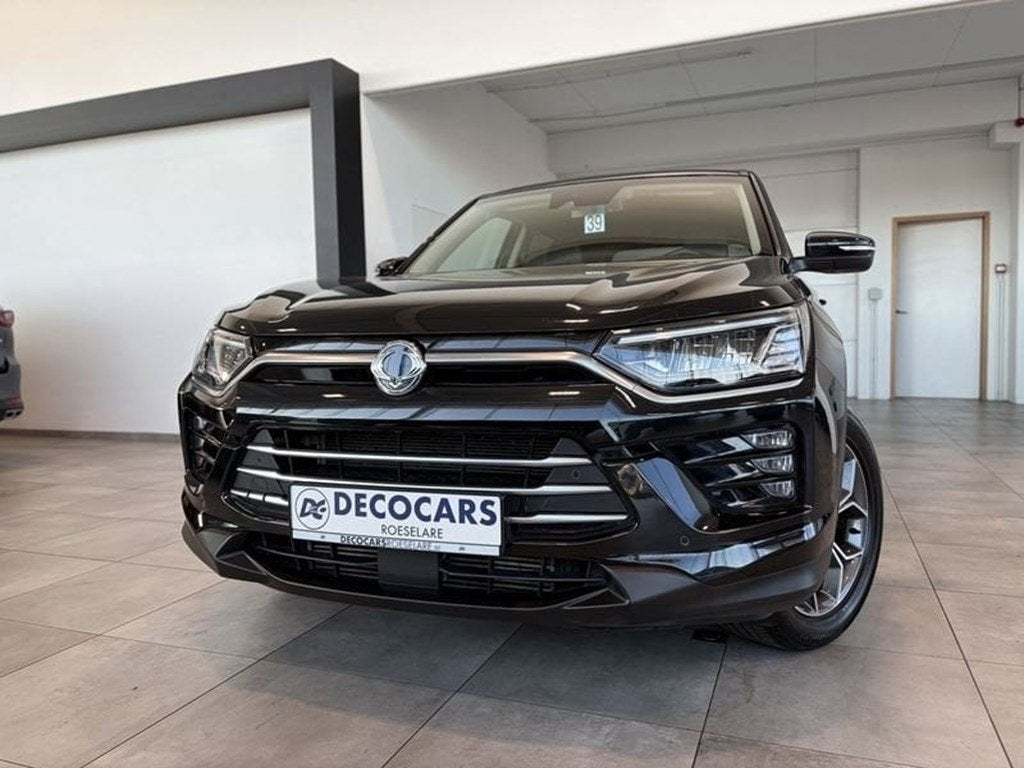 SsangYong Korando Automaat / Apple carplay - Android auto /, Autos, SsangYong, Cruise Control, Achat, Noir, 5 places