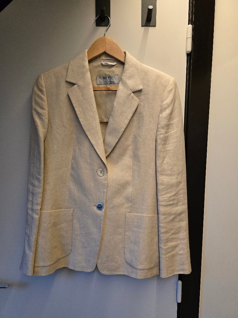 Broekpak Max Mara, Kleding | Dames, Jasjes, Kostuums en Pakken, Ophalen, Kostuum of Pak, Beige, Max Mara