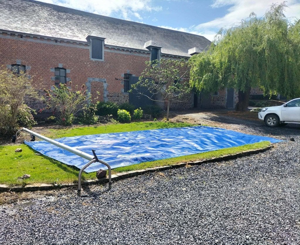 Bâche de piscine, Tuin en Terras, Ophalen, Gebruikt