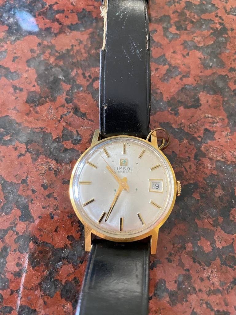 Tissot 18 kt goude horologe, Ophalen of Verzenden, Tissot