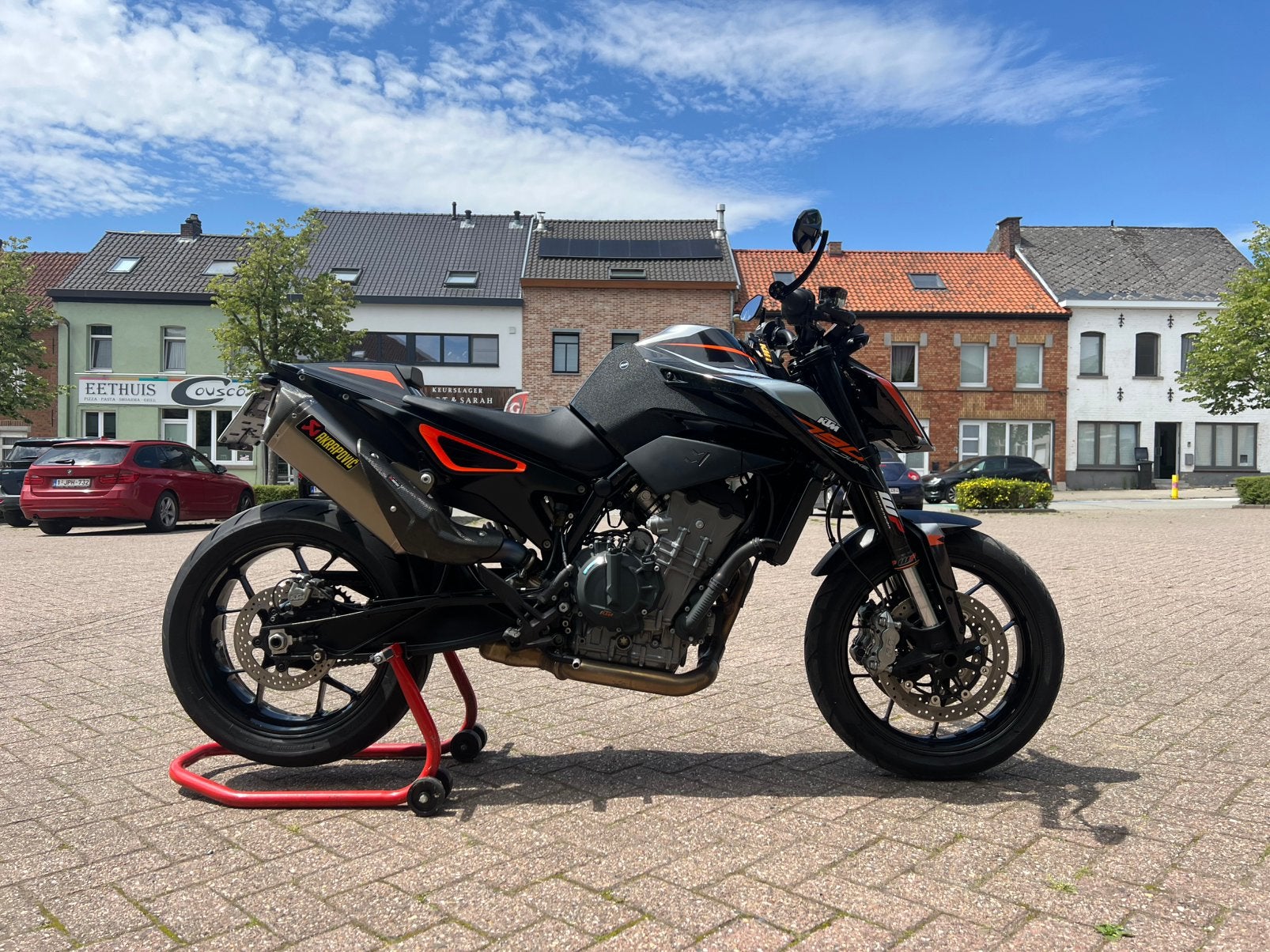 KTM Duke 790L (A2) 2019 – Tech Pack & Track Pack – Akrapovič, 2 cilinders, Occasion, Minimaal motorrijbewijs A2, 12 t/m 35 kW