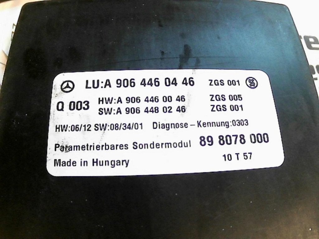 Module verrouillage central Mercedes Sprinter 9064460246 (4), Enlèvement, Utilisé