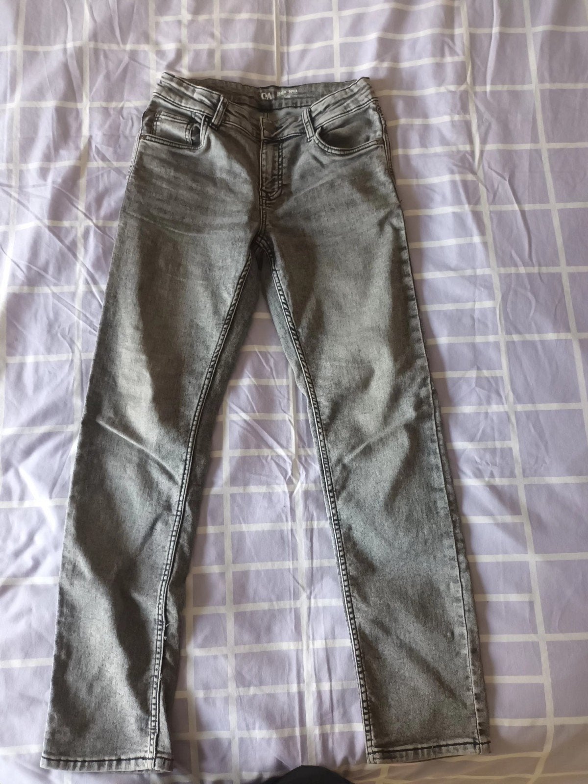 jean gris, Pantalon, Garçon, C&A, Enlèvement
