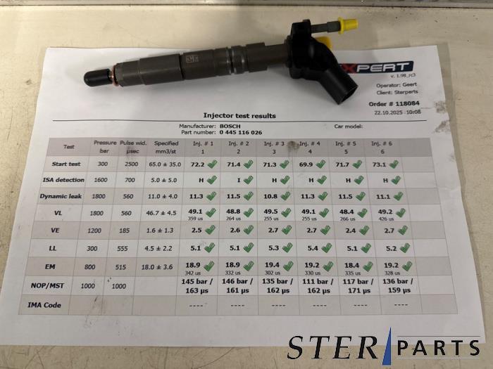 Verstuiver (diesel) van een Mercedes CLS-Klasse, Gebruikt, -, Ophalen of Verzenden, -
