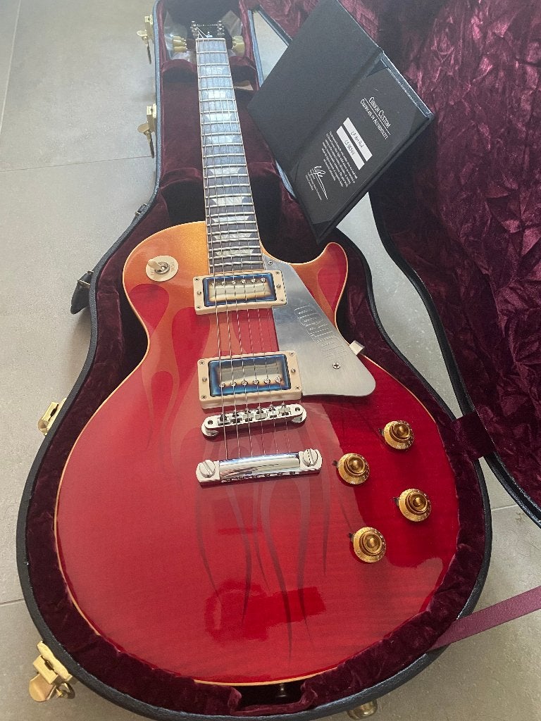 Gibson Les Paul Custom Shop Hot Rod, Muziek en Instrumenten, Snaarinstrumenten | Gitaren | Elektrisch, Ophalen, Nieuw, Solid body