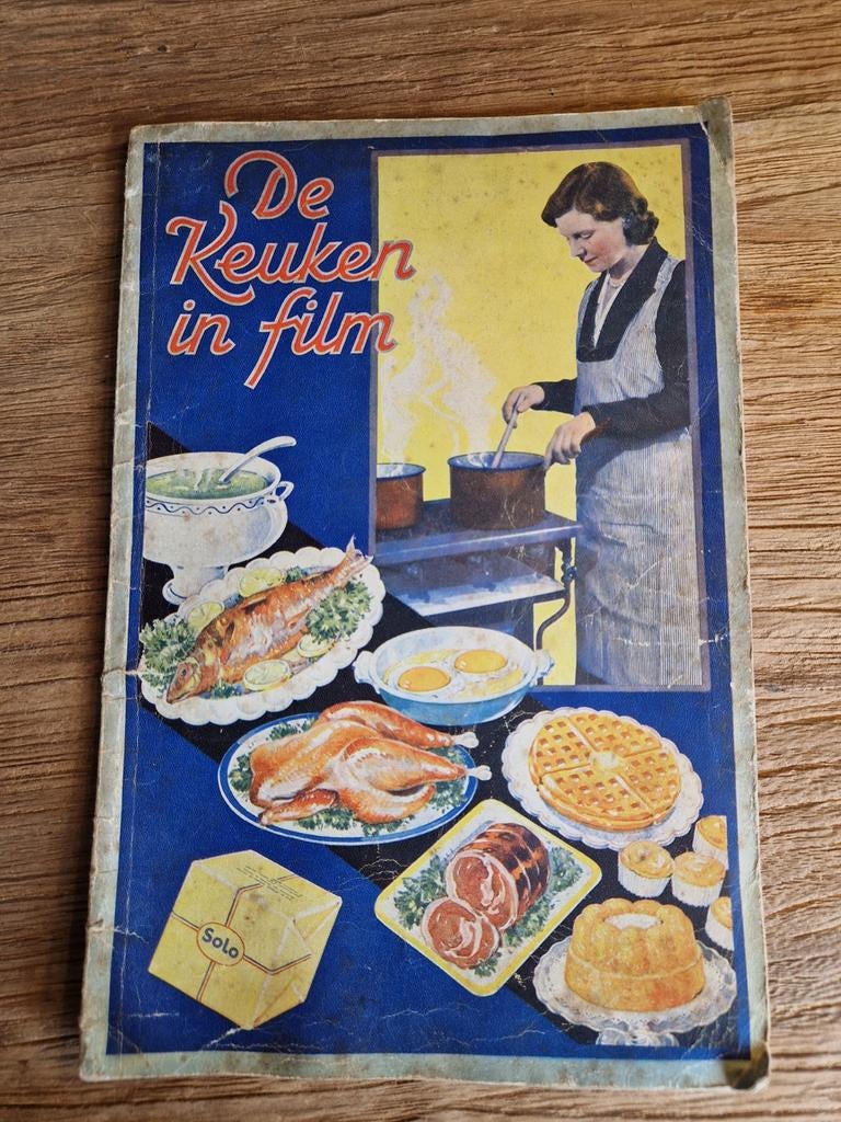 Oud kookboek Solo De keuken in Film jaren 50, Verzamelen, Merken en Reclamevoorwerpen, Ophalen of Verzenden