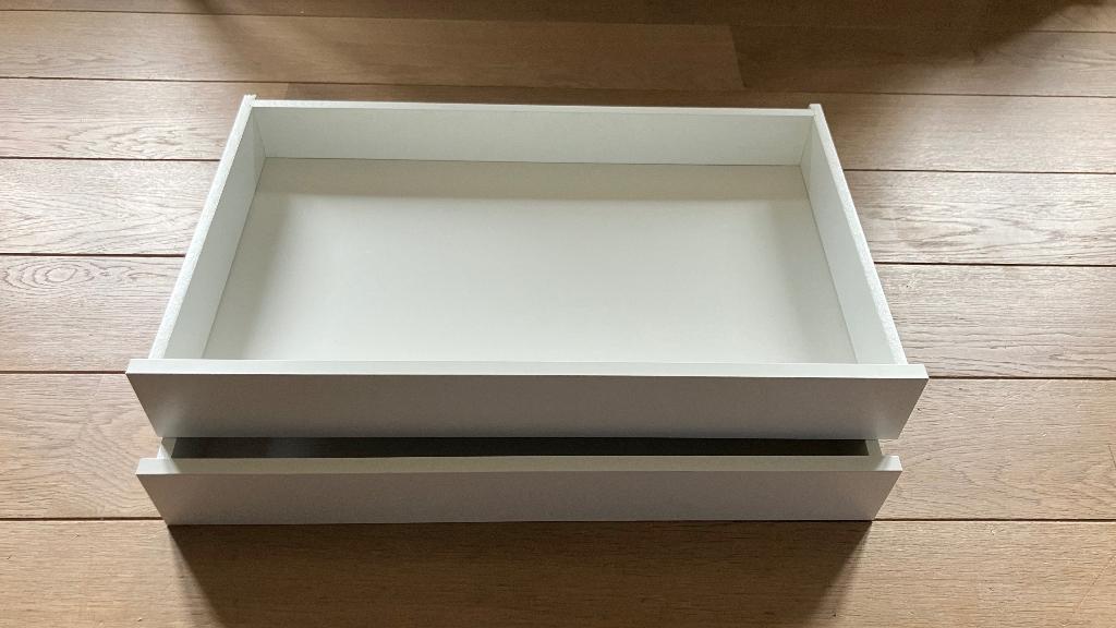 IKEA | MICKE | 2X Tiroirs de bureau blancs, Enlèvement, Comme neuf