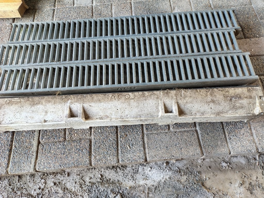 Aco watergootjes, Ophalen, Gebruikt, Afvoer