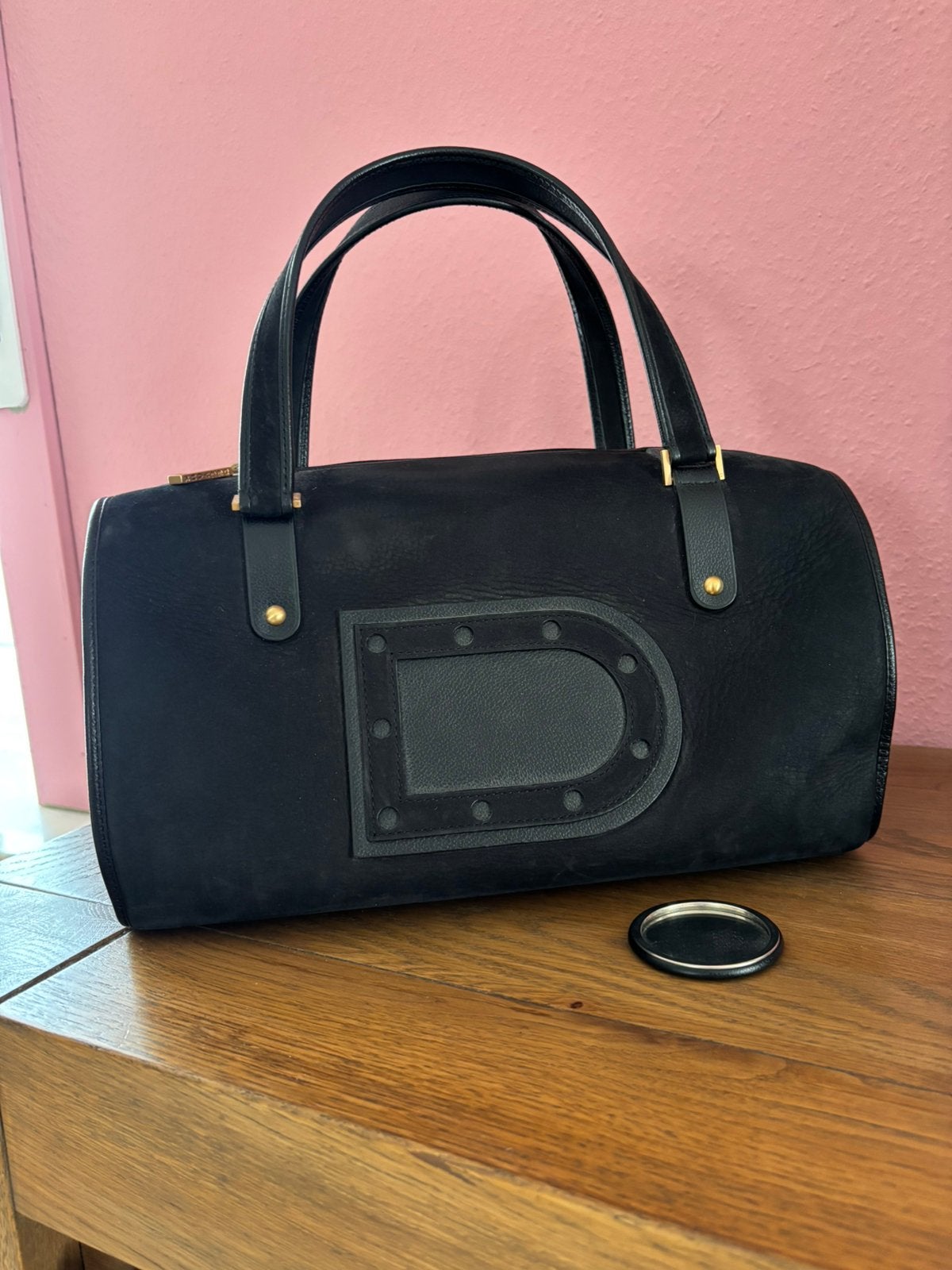 Delvaux, Ophalen of Verzenden, Zo goed als nieuw, Zwart