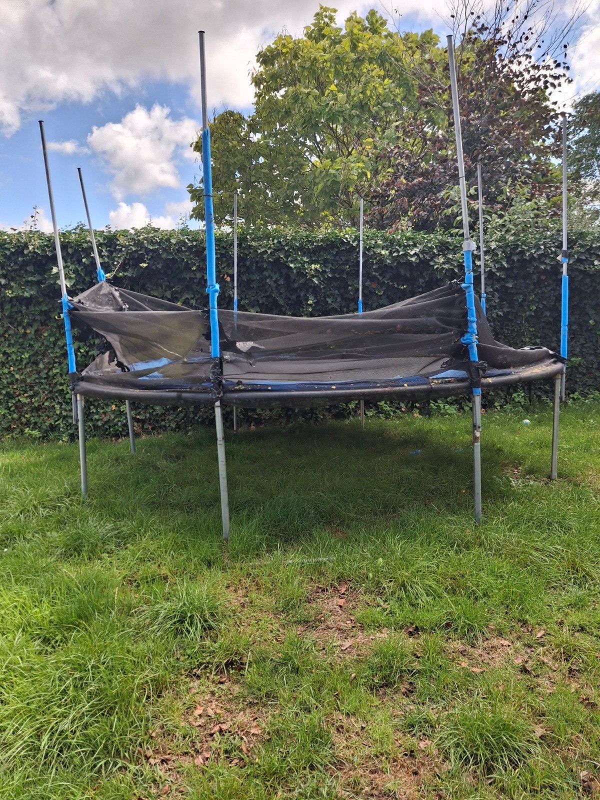 Trampoline, Ophalen, Gebruikt