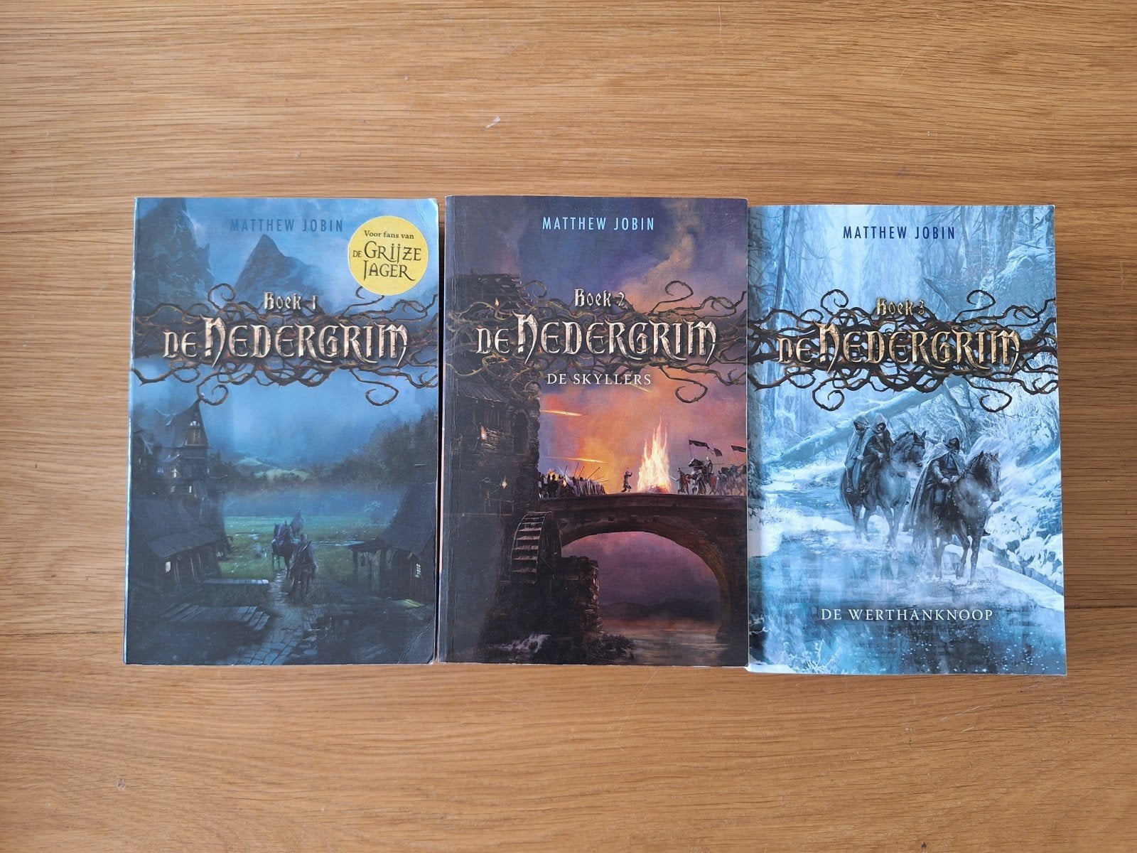 Volledige boekenreeks De Nedergrim, Boeken, Ophalen