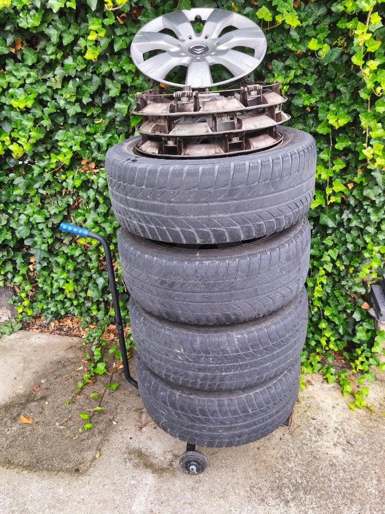 velgen met banden, Auto-onderdelen, Ophalen, 16 inch, Banden en Velgen, Winterbanden