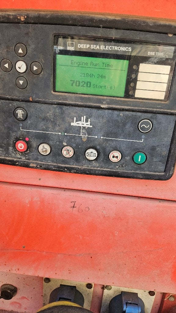 stroomgroep lister petter 38 kva, Ophalen, Gebruikt, Dieselolie, Geluidgedempt