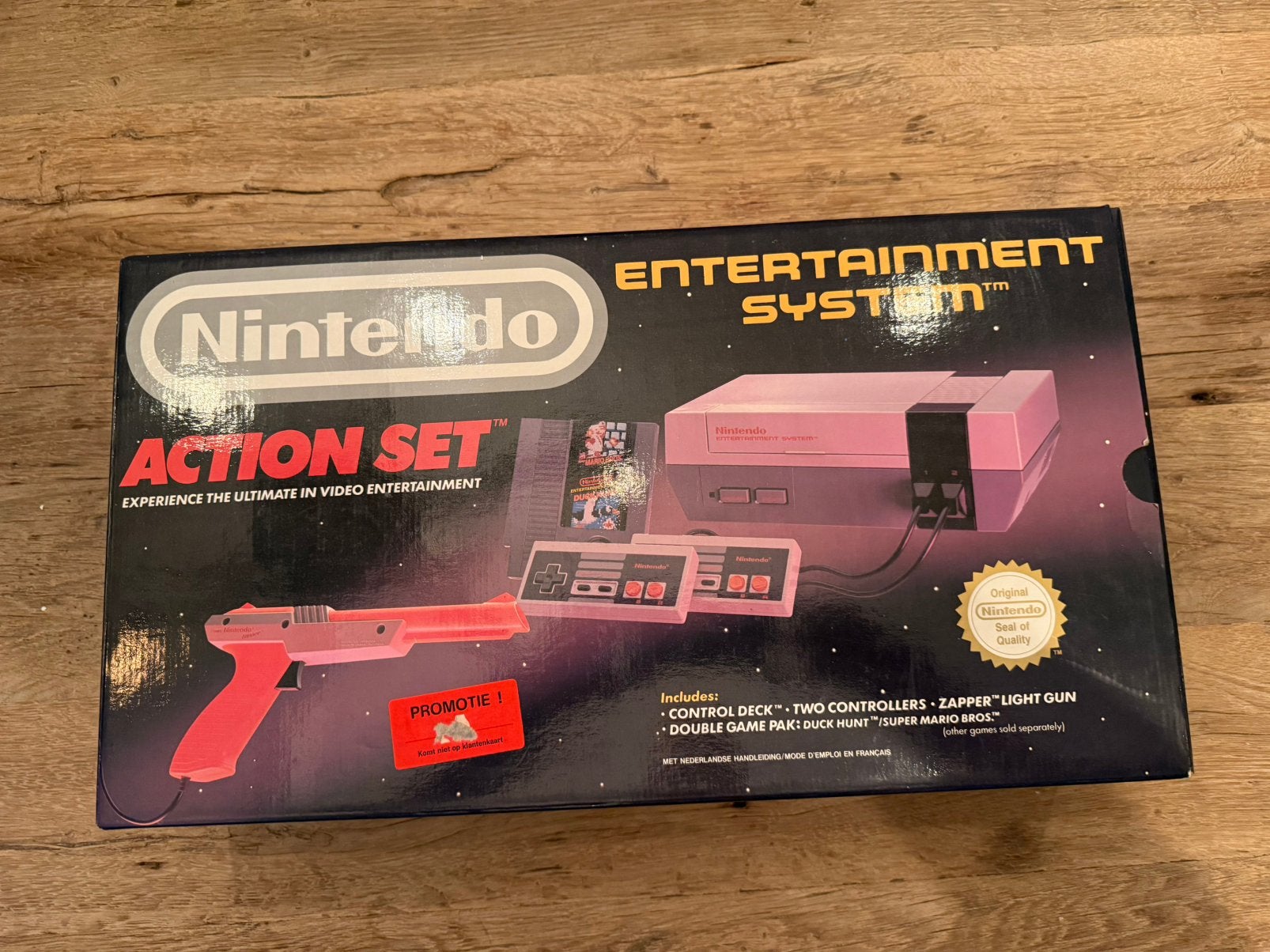 Nintendo NES Action Set 1992 – Originele doos + 3 spellen, Games en Spelcomputers, Ophalen, Zo goed als nieuw