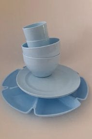 Plastiek picknickset, Hobby & Loisirs créatifs, Enlèvement, Utilisé