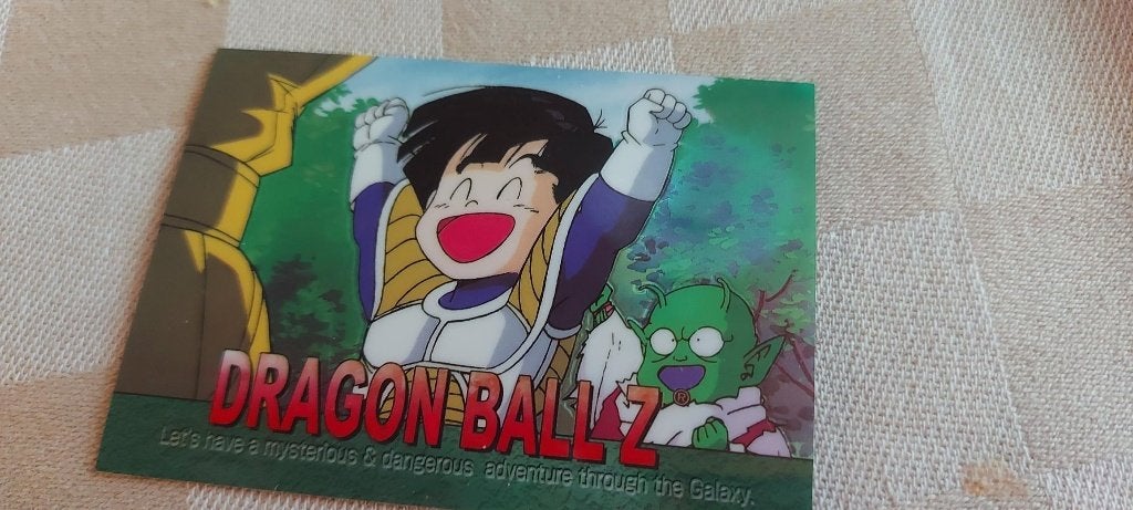 dragonball z kaart reverseholo Gohan met Dende, Hobby en Vrije tijd, Ophalen of Verzenden, Nieuw, Losse kaart