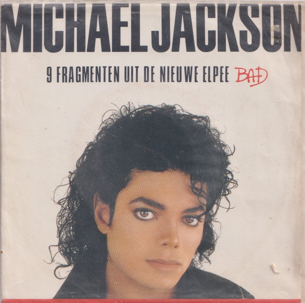 Michael Jackson – 9 fragmenten uit de nieuwe elpee BAD, Enlèvement ou Envoi, Utilisé, 7 inch, Pop
