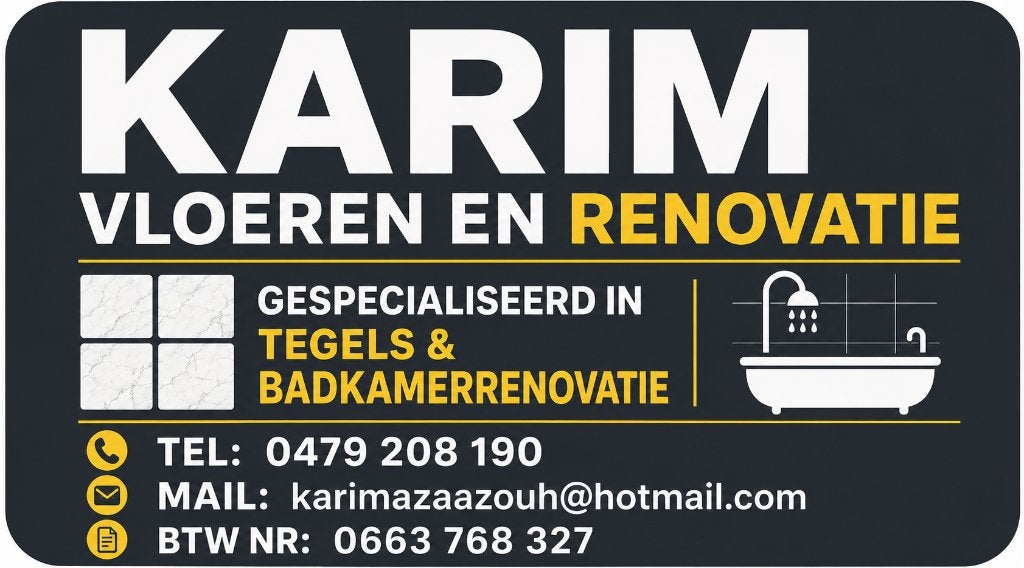 Karim Vloeren en renovatie, Garantie, Rénovation ou Construction