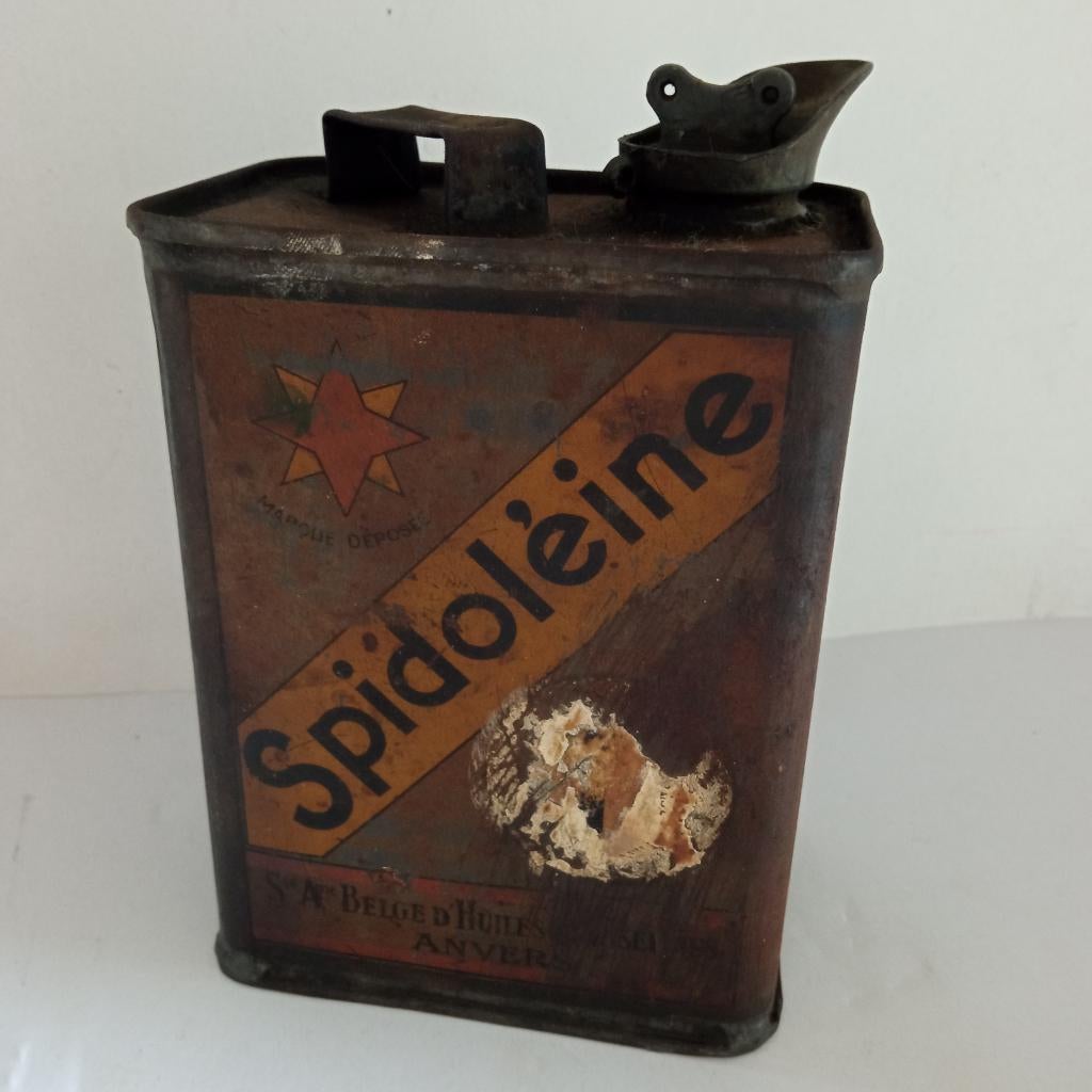 SPIDOLEINE-fles, Ophalen of Verzenden, Gebruikt, Verpakking