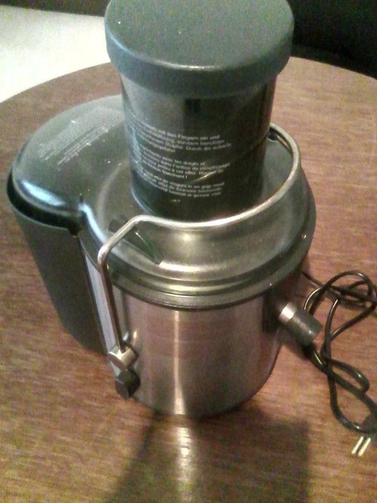 Sapcentrifuge Quigg, Ophalen, Zo goed als nieuw, Elektrisch, Sapcentrifuge