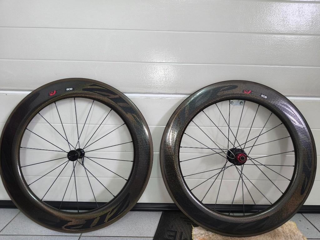 CLM ZIPP racefietswielen, Fietsen en Brommers, Ophalen, Zo goed als nieuw, Tijdrit-/triatlonfiets, Carbon