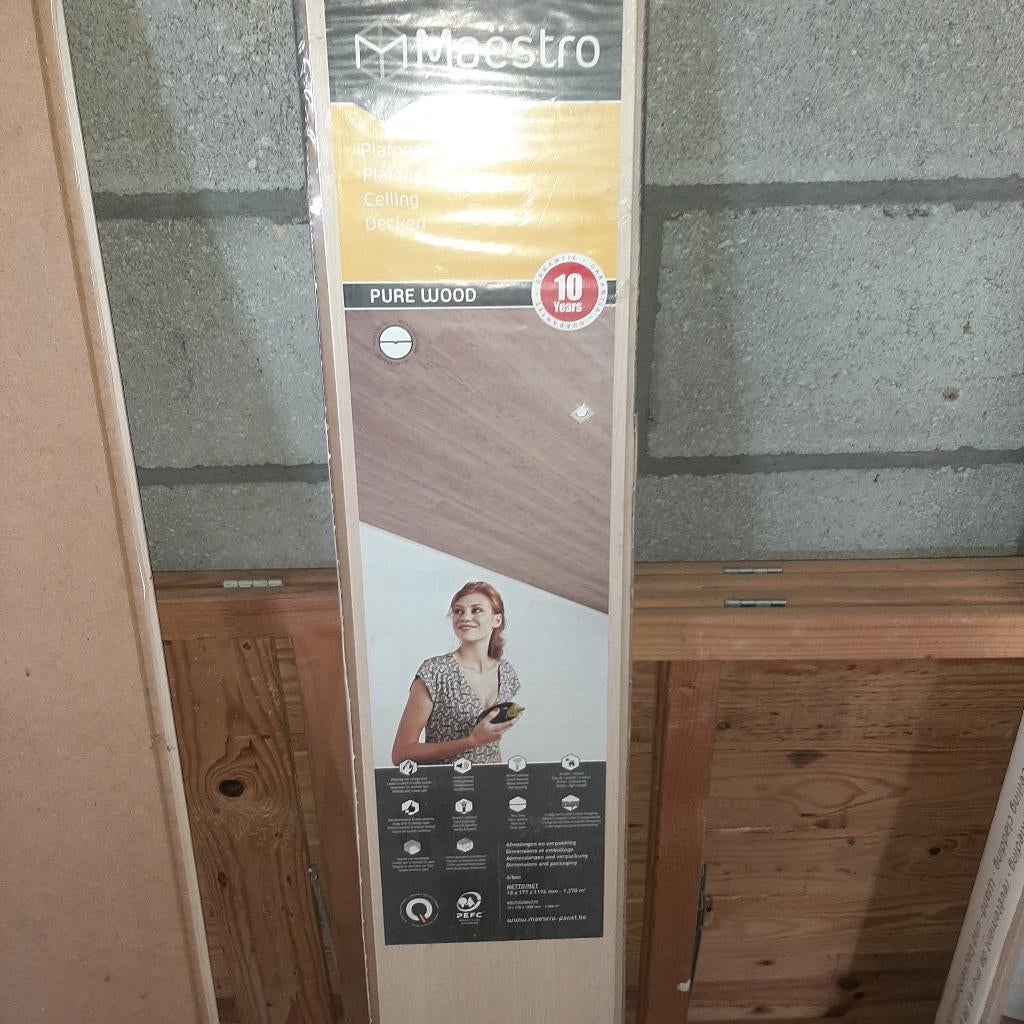 Plafondpanelen, Enlèvement, Neuf, Autres matériaux, Moins de 20 mm
