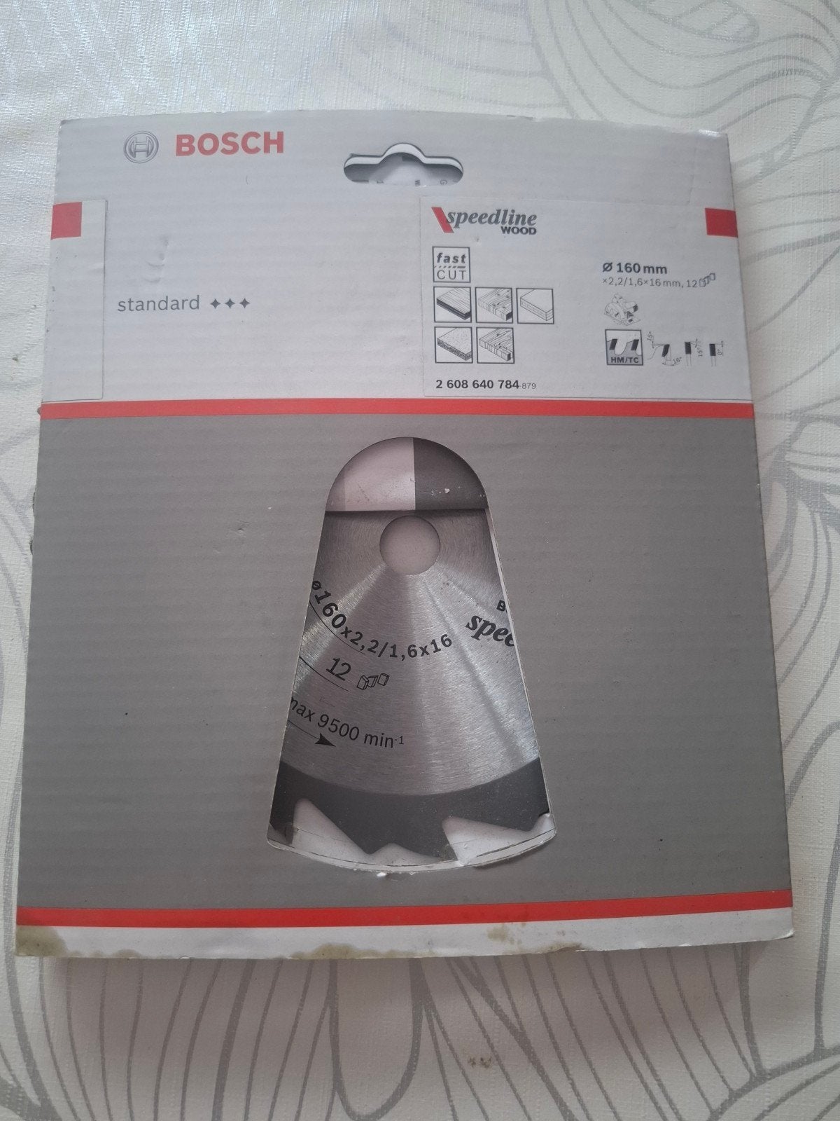 Lame de scie circulaire 160mm Bosch 2 608 640 784, Bricolage & Construction, Enlèvement ou Envoi