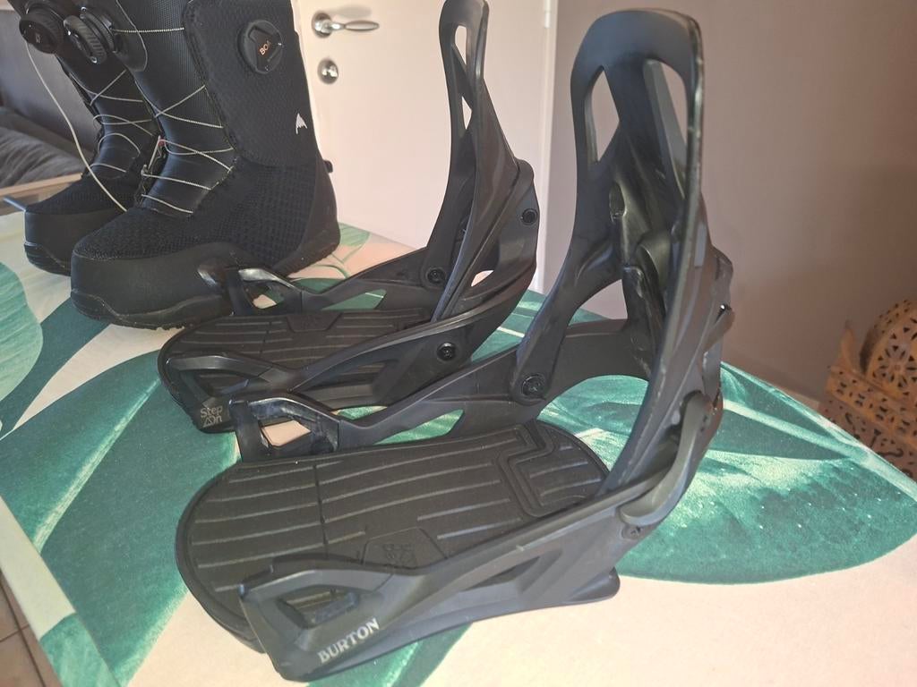 Burton binding en botten, Sport en Fitness, Snowboarden, Ophalen, Zo goed als nieuw, Bindingen