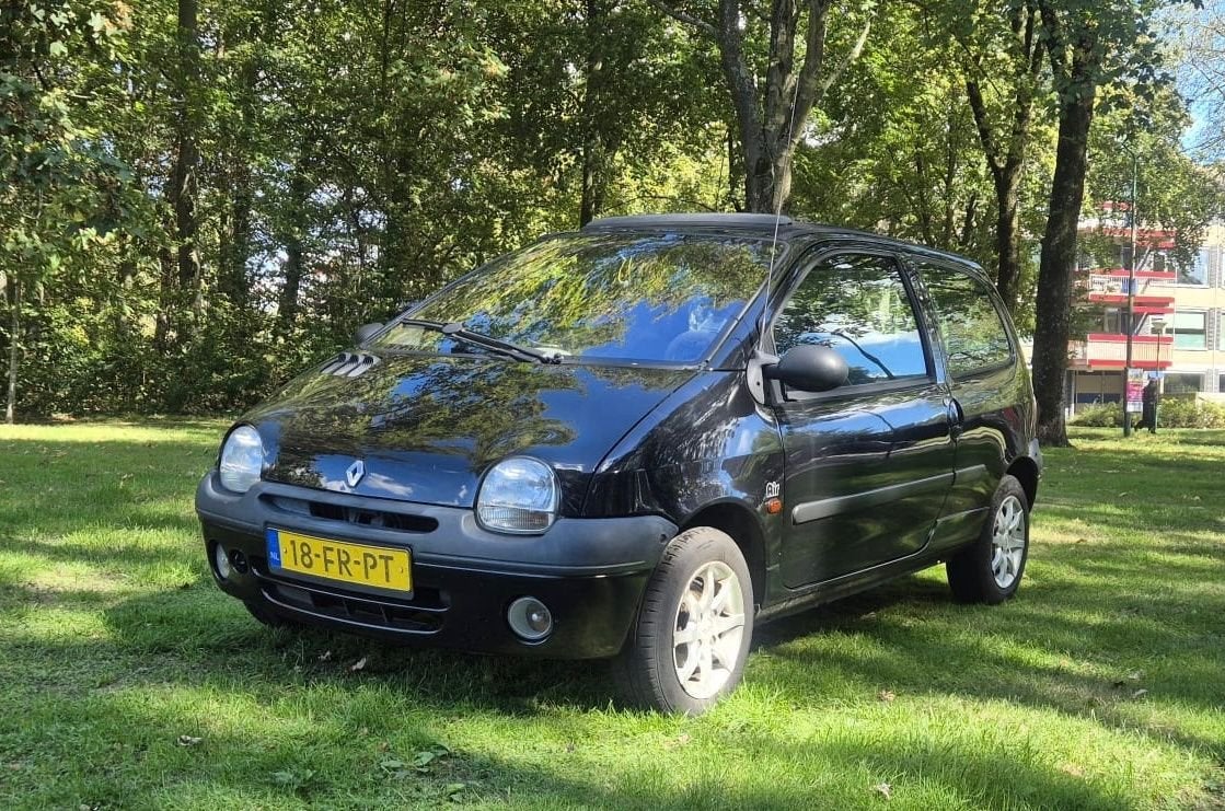 Renault Twingo 1.2 Air 'Matic bj.2000 Autom|Nw apk|Nap., Auto's, Renault, Automaat, Twingo, Zwart, Grijs