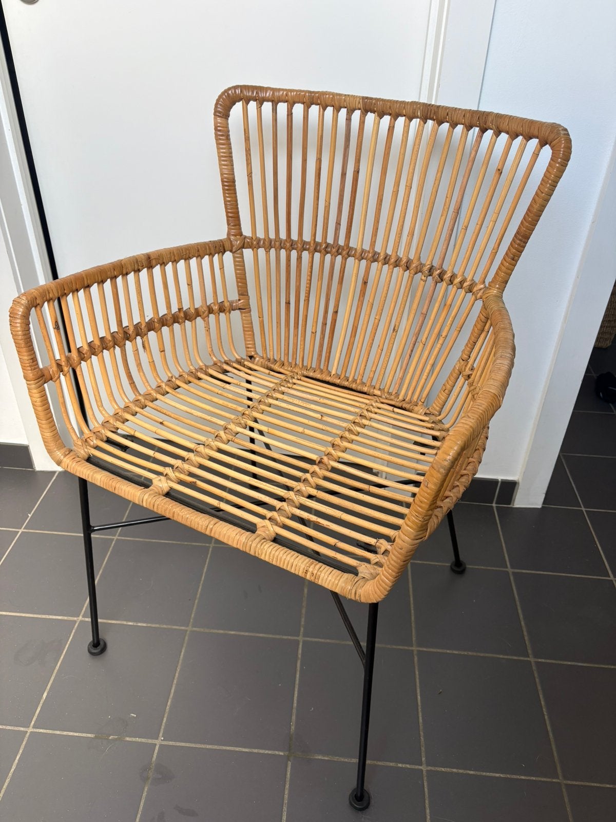 Rotan stoel, Ophalen, Zo goed als nieuw