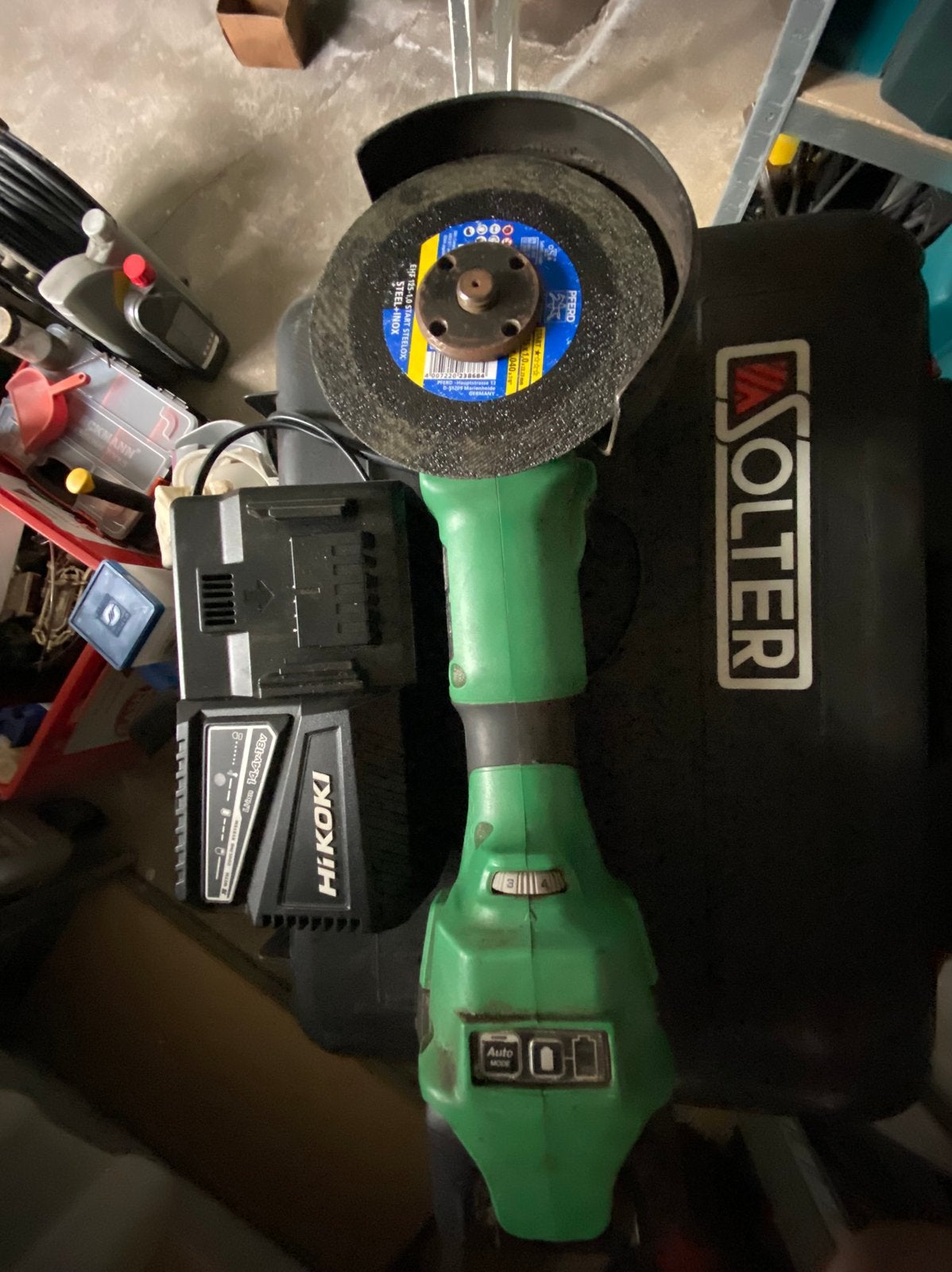 Disqueuse hikoki g18dbbvl 1bat et un chargeur, Enlèvement ou Envoi, Utilisé