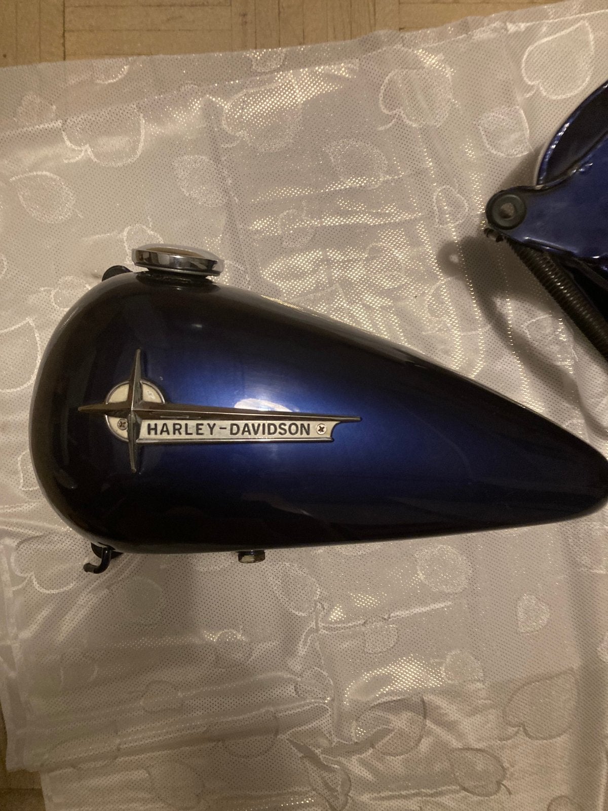Harley benzine tank, Motoren, Ophalen, Gebruikt