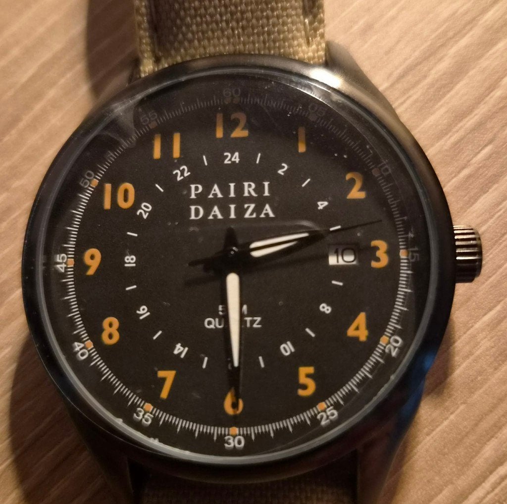 Montre Pari Daïza NEUVE, Handtassen en Accessoires, Horloges | Heren, Overige materialen, Leer, Polshorloge, Nieuw